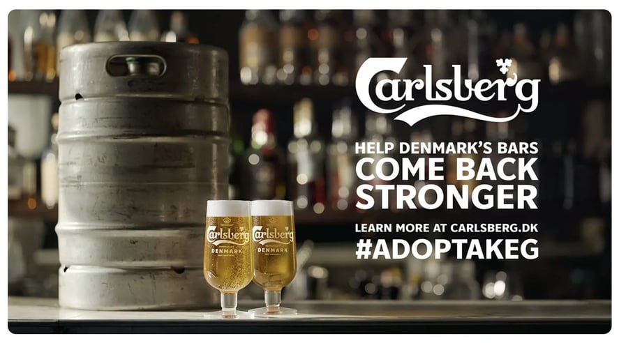 Carlsberg beer static ad - Help denmark bars come back stronger