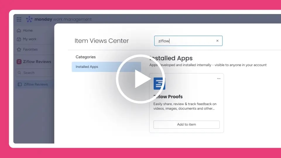 How to set up the Ziflow and monday.com integration-1