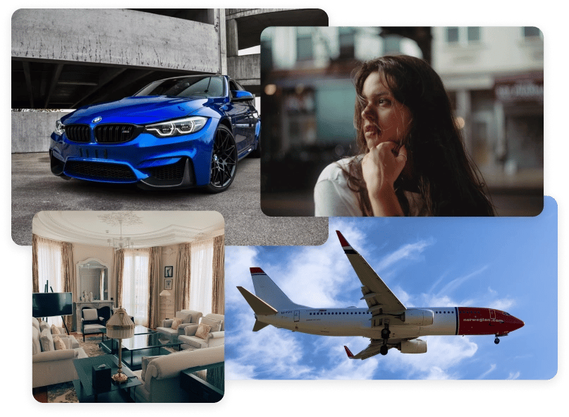 Global brands products - BMW, Norwegian Air, Hilton Hotels collage-1