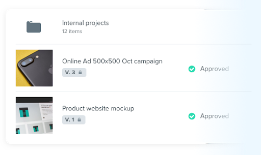 Locking creative assets review after passed deadline with a client
